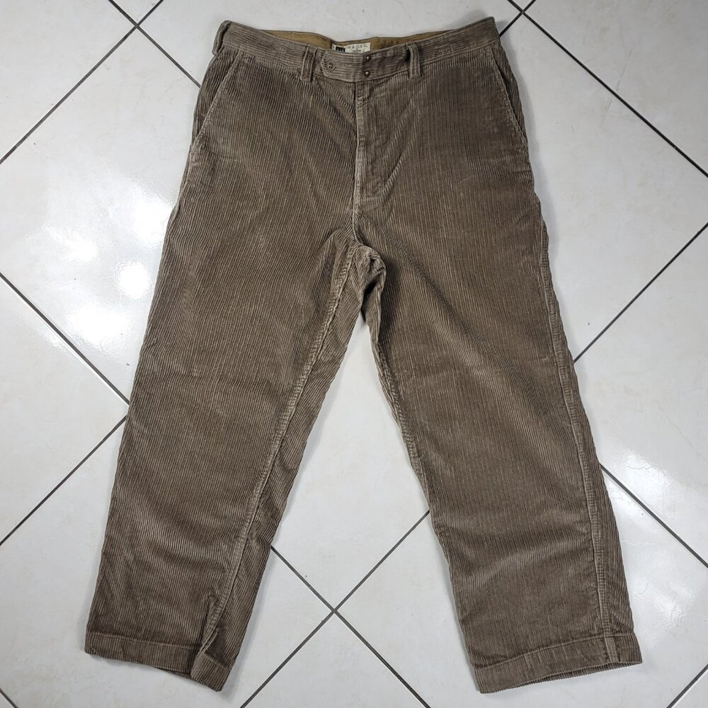 GAP Baggy Pants Men's Size 37x28 Y2k Skater Trousers 90s Corduroy Wide Leg